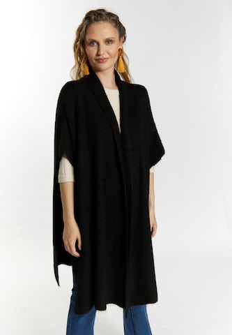 usha FESTIVAL Knit cardigan in Black: front