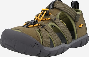 KEEN Sandal 'SEACAMP II CNX' in Green: front