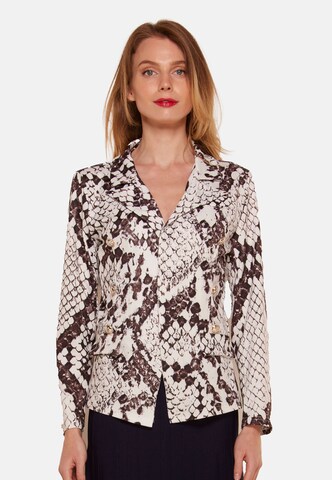 TOOche Blazer in Brown: front