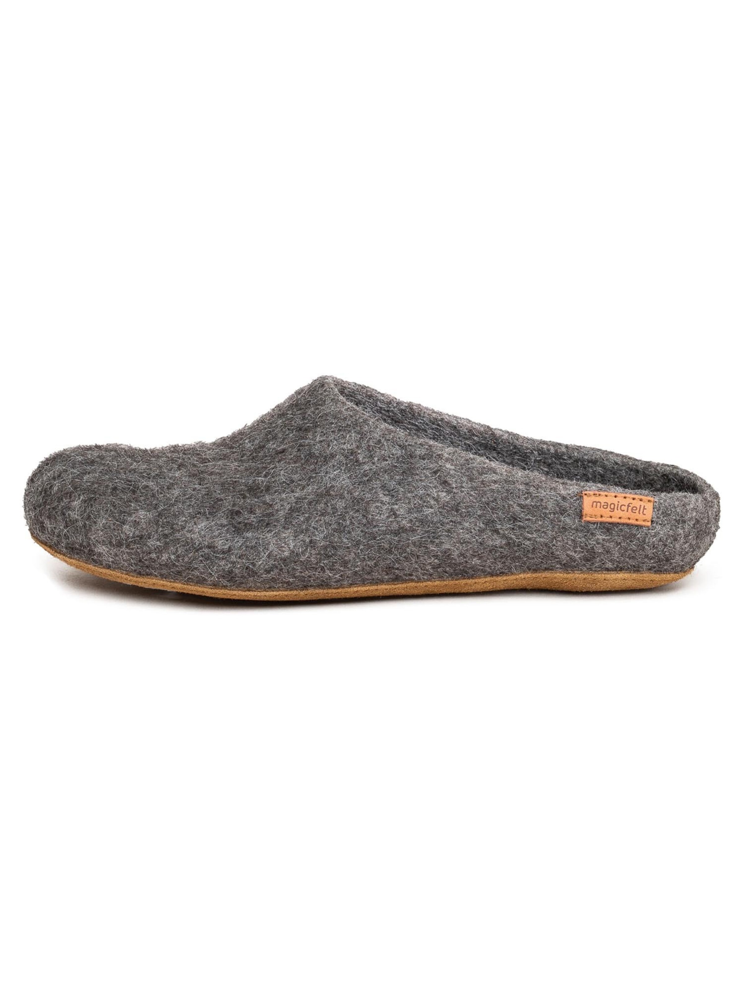 MagicFelt Mules 'Filz' in Grey