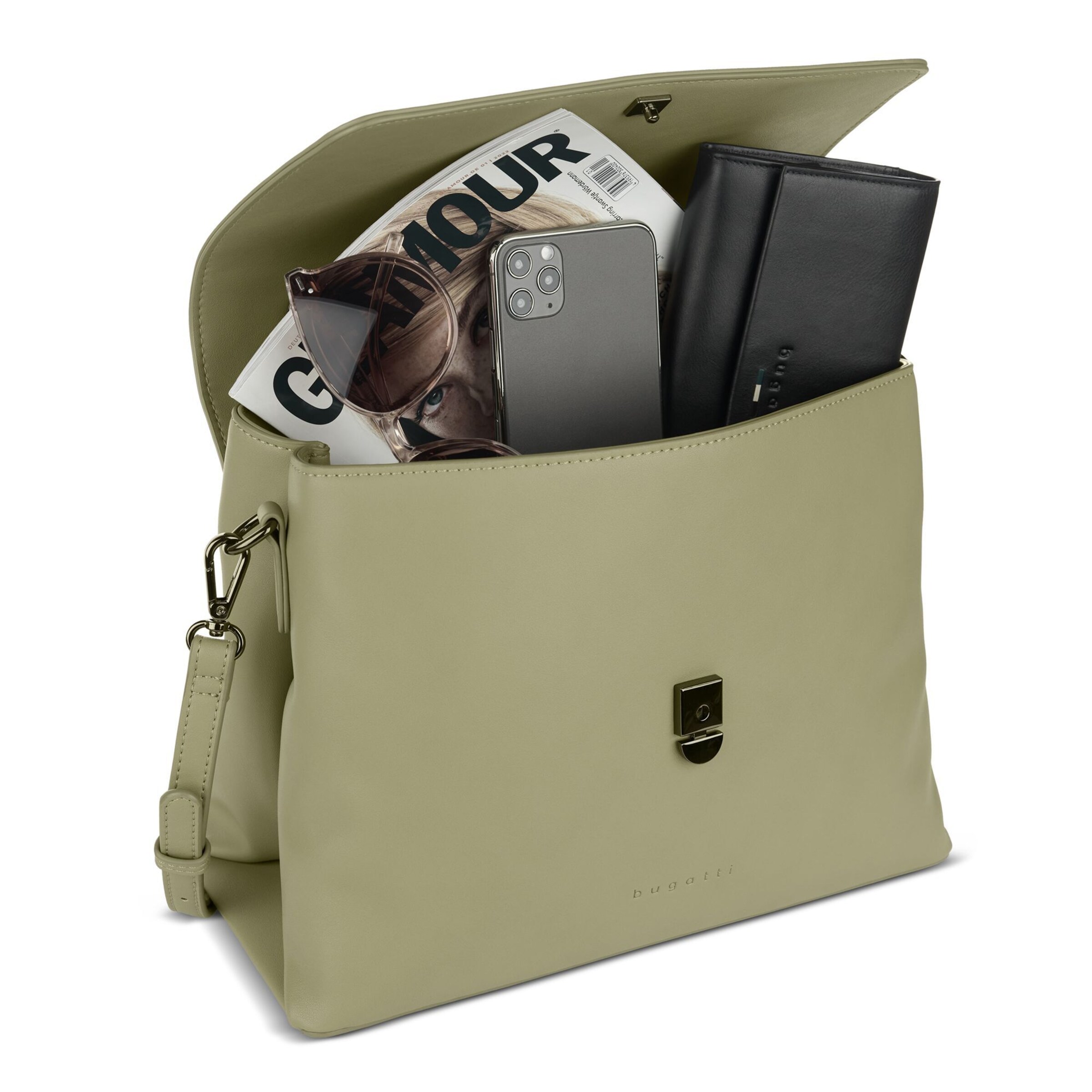 Borsa a mano 'Ilva' di bugatti in verde