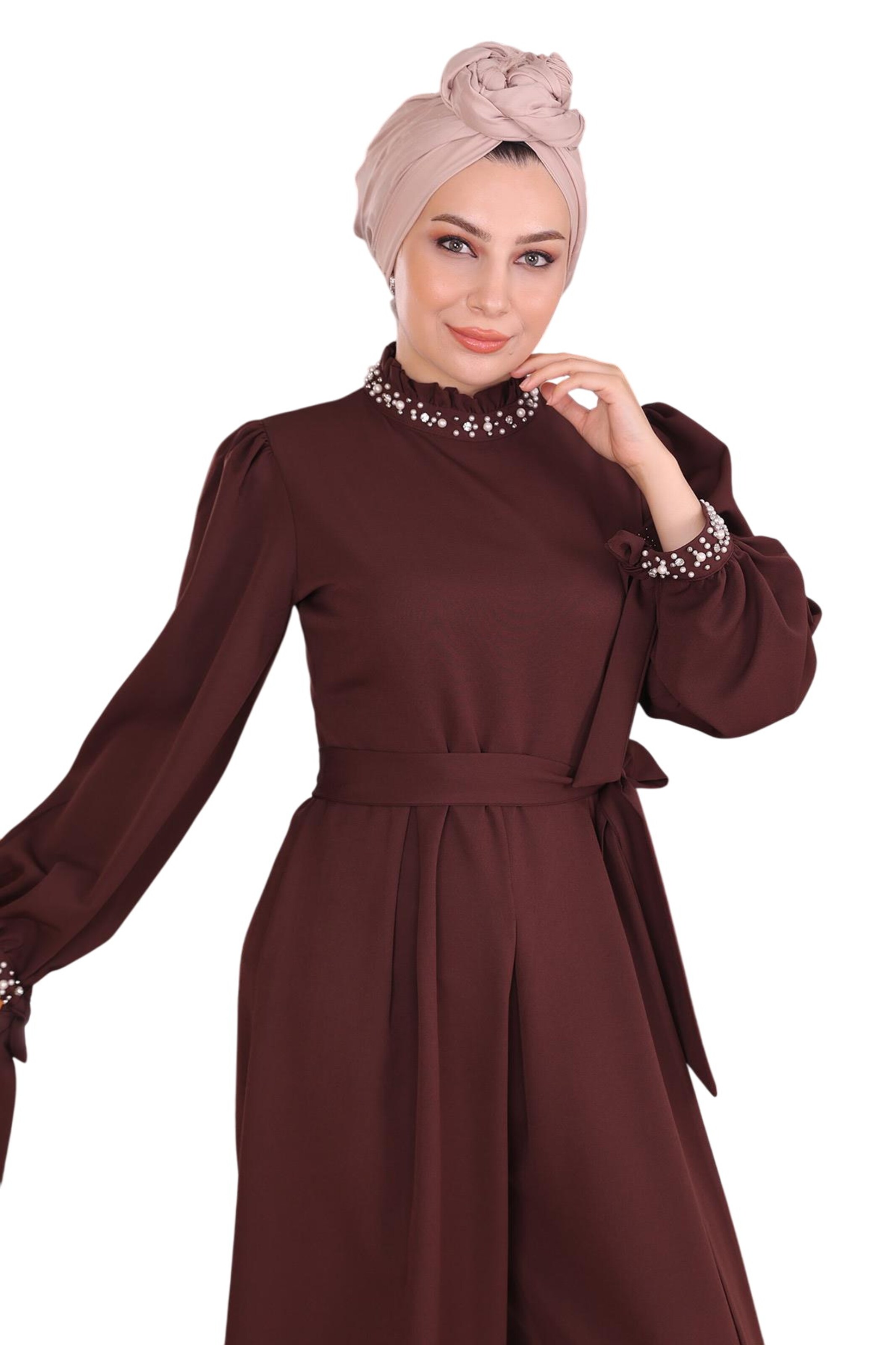 MODAMIHRAM Jumpsuit in Brown