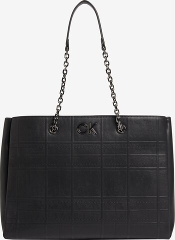 Borsa a spalla di Calvin Klein in nero: frontale