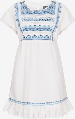 Robe d’été DreiMaster Vintage en blanc : devant