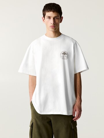 Pull&Bear Shirt 'MIAMI' in White