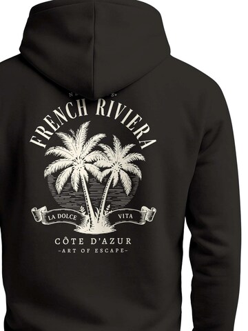 Neverless Sweatshirt 'French Riviera' in Black