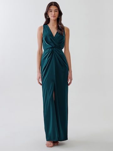 Rochie de seară de la Chancery pe verde: față