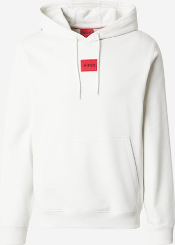 HUGO - Sudadera 'Daratschi214' en blanco: frente