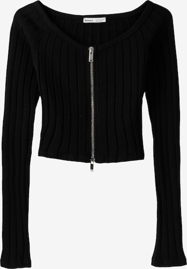 Bershka Knit cardigan in Black, Item view