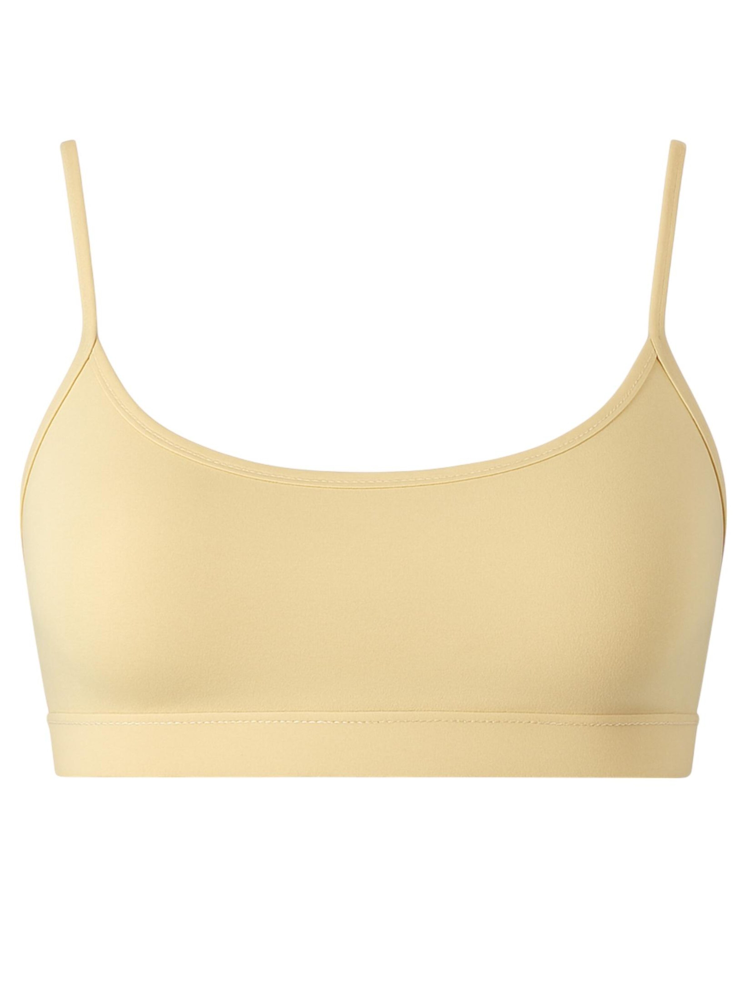 fashionshowcase - Sujetador deportivo 'Aura Lite' en beige: frente