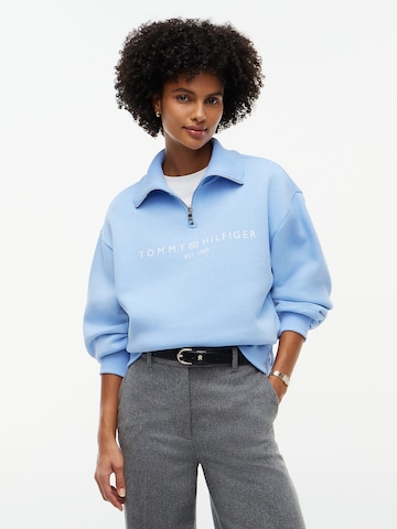 Sweat-shirt TOMMY HILFIGER en bleu : devant