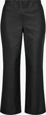 Wasabi Concept Bootcut Housut 'Tam' värissä musta: etupuoli