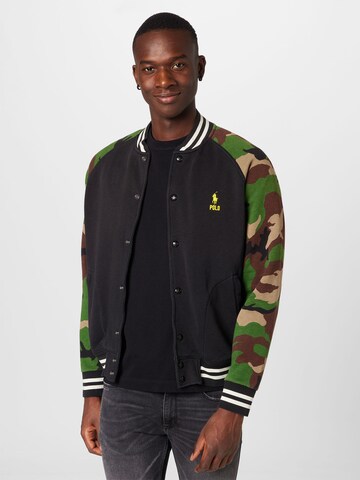 juoda Polo Ralph Lauren Demisezoninė striukė: priekis