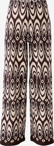 OUI Loose fit Pants in Brown: front