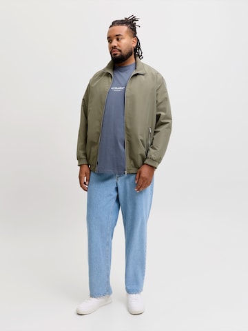 Jack & Jones Plus Shirt 'JJESoho' in Grey