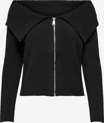 ONLY Strickjacke 'ONLElly' in Schwarz: Vorderseite