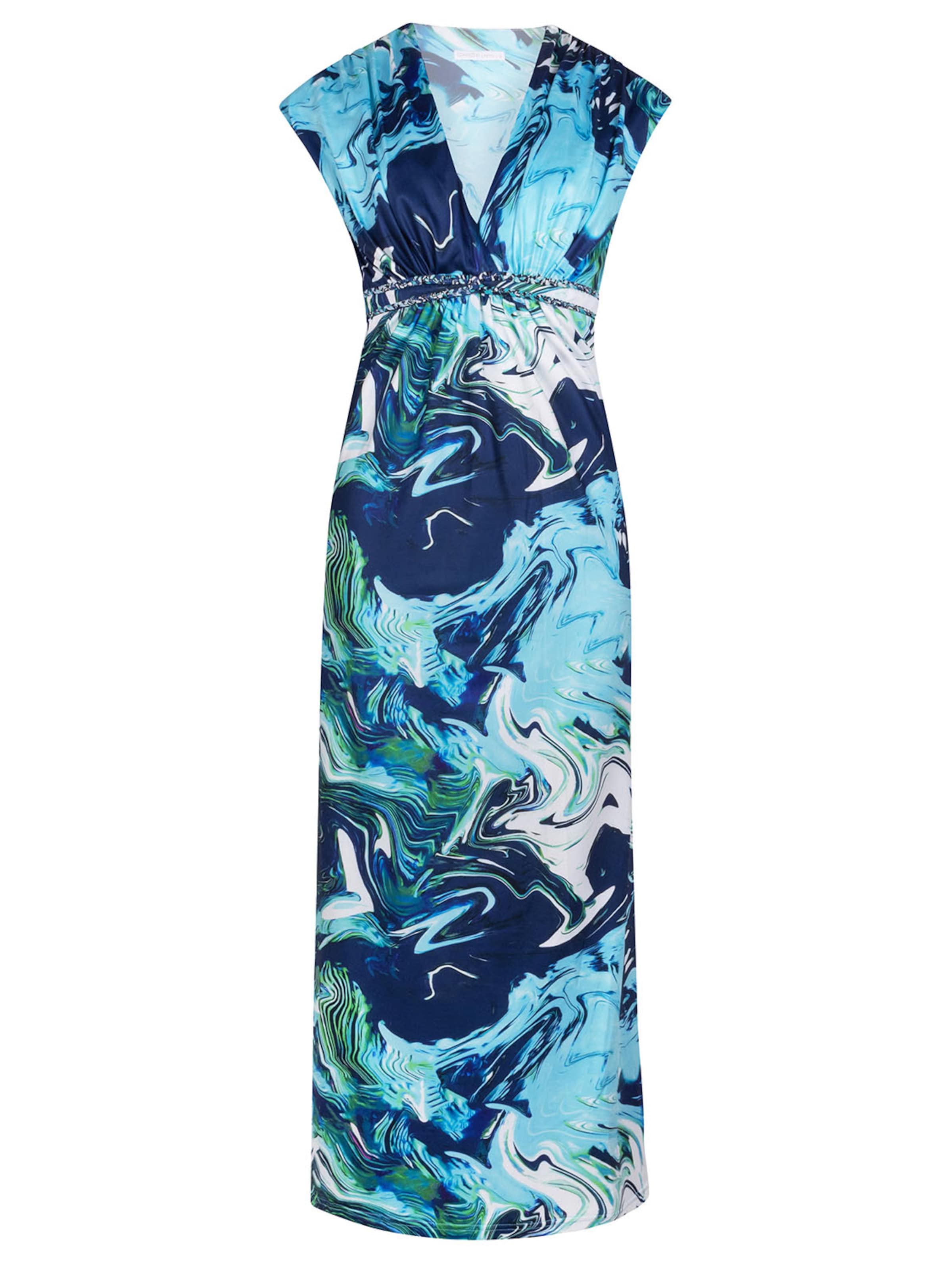 Chic by Lirette Dress 'Kimono dress Chikitu' in Blue: front