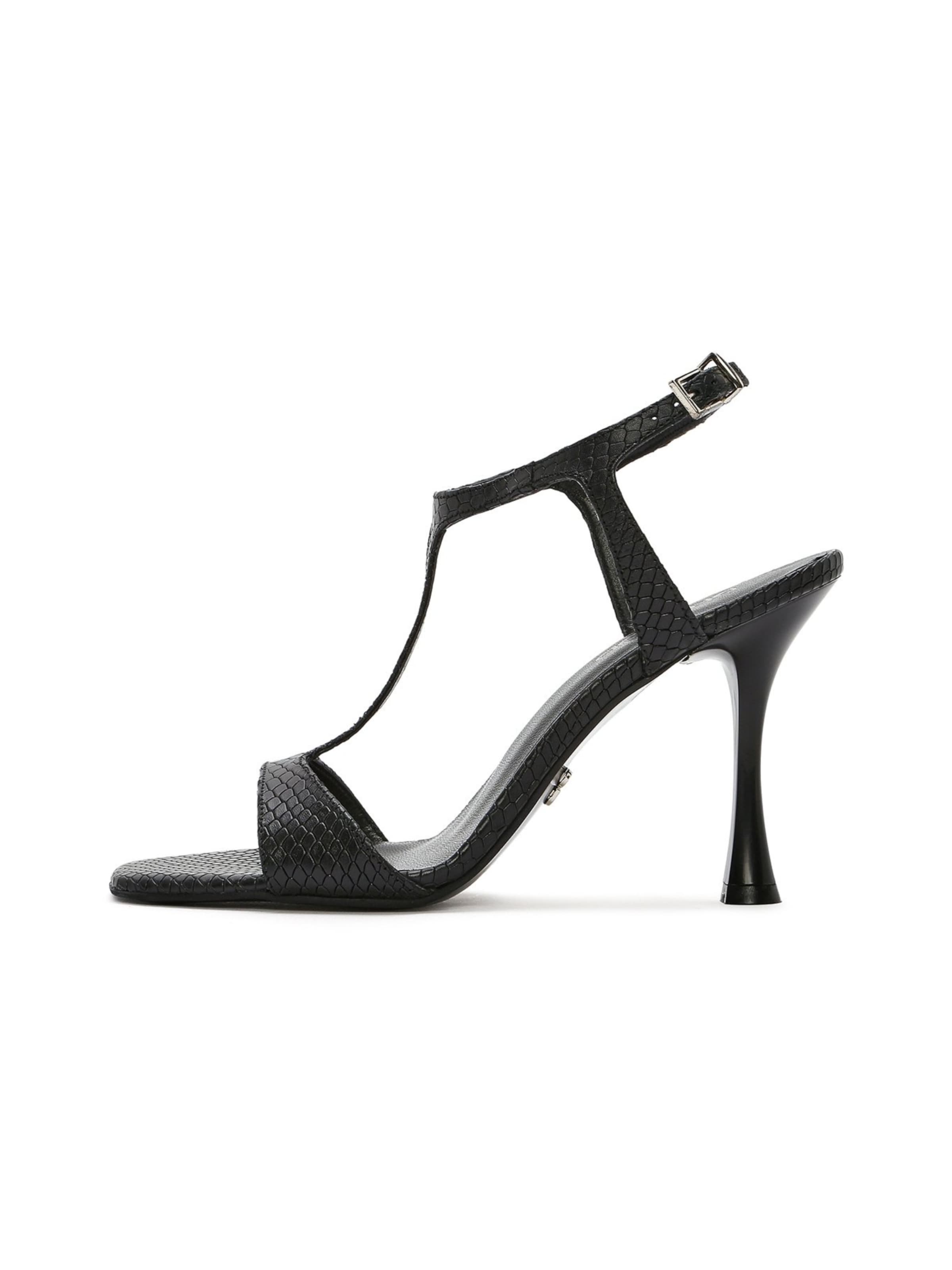 Sandales Derimod en noir : devant