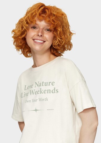 T-shirt QS en beige
