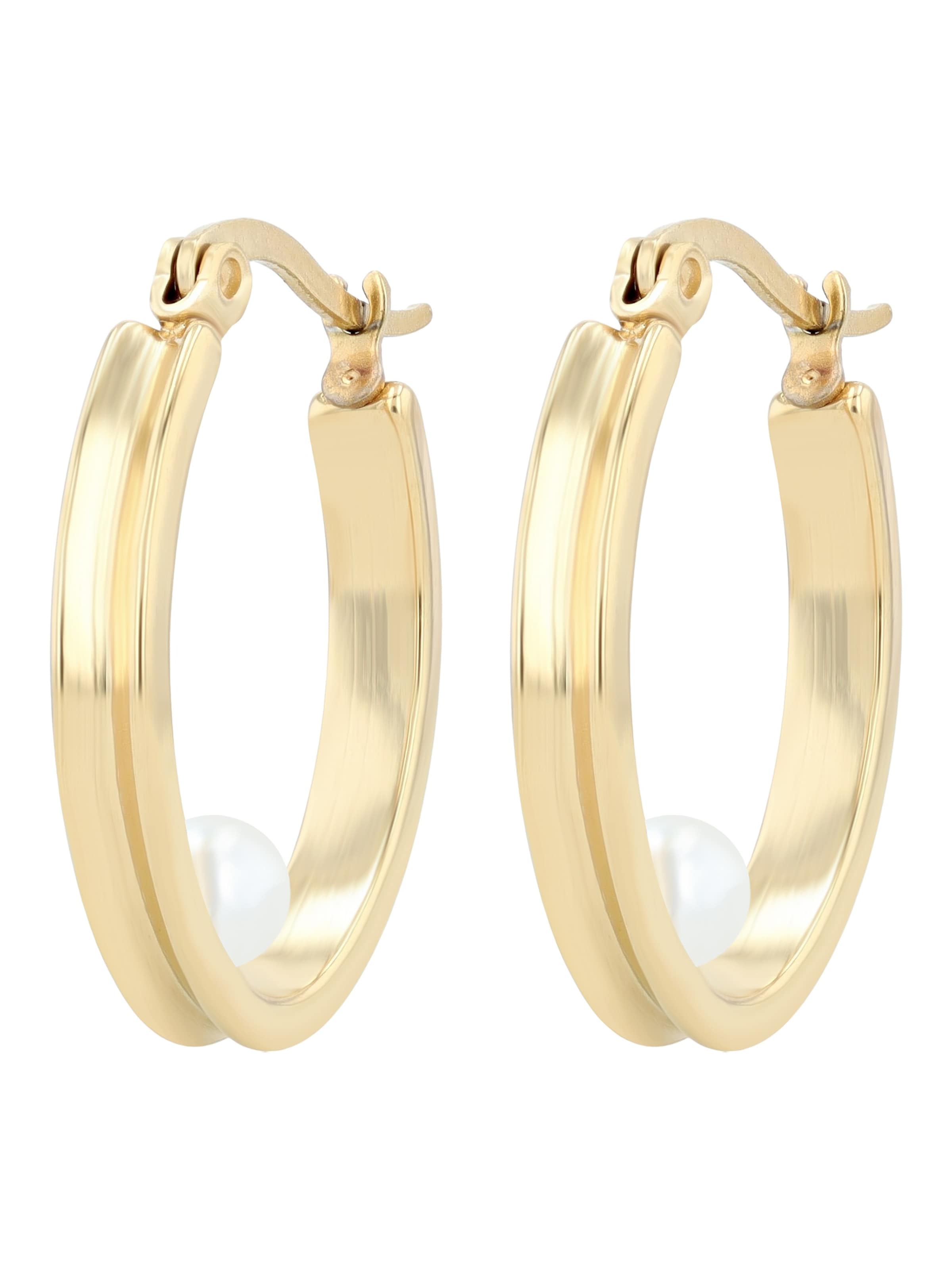 Akzent Earrings 'Venke, langlebig' in Gold: front