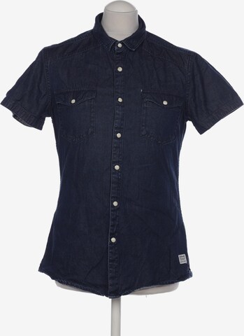 EDC BY ESPRIT Button Up Shirt in S in Blue: front