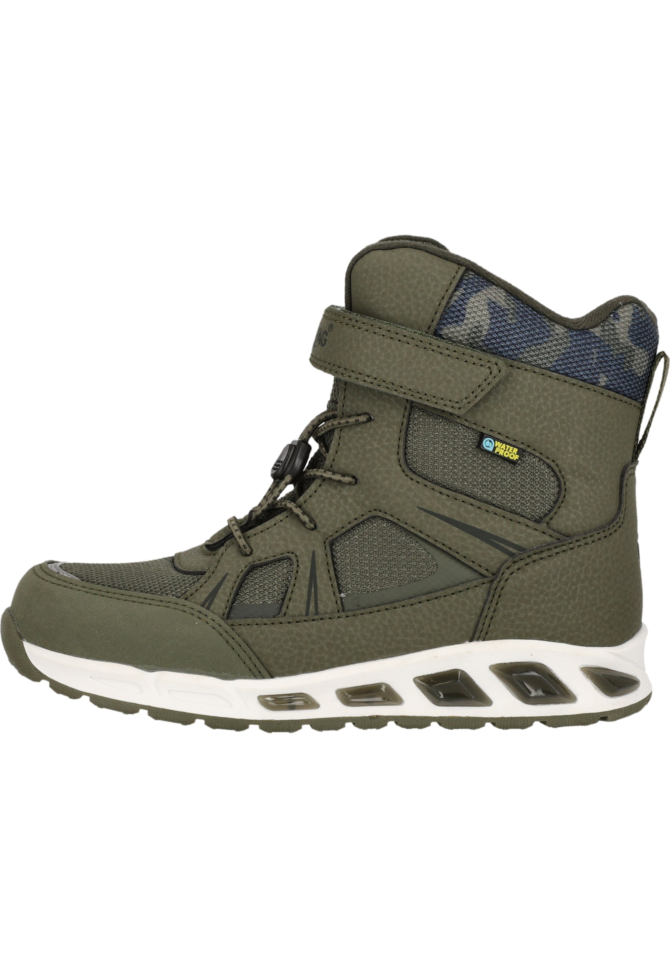 ZigZag Snow Boots 'Clementu' in Green