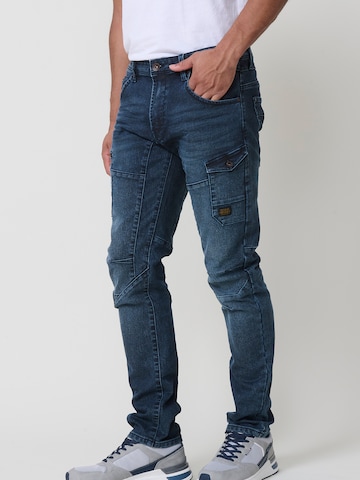 KOROSHI regular Jeans i blå