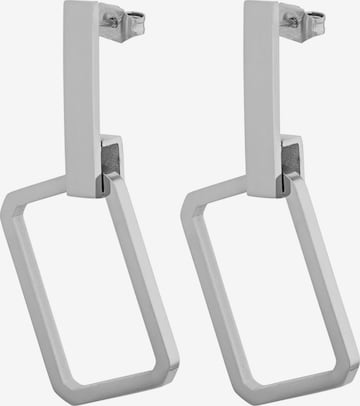 Akzent Earrings 'wasserfest' in Silver: front