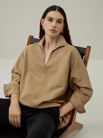 Lilysilk Bluse‌‌‌‌‌‌‌‌‌ in Braun: Vorderseite
