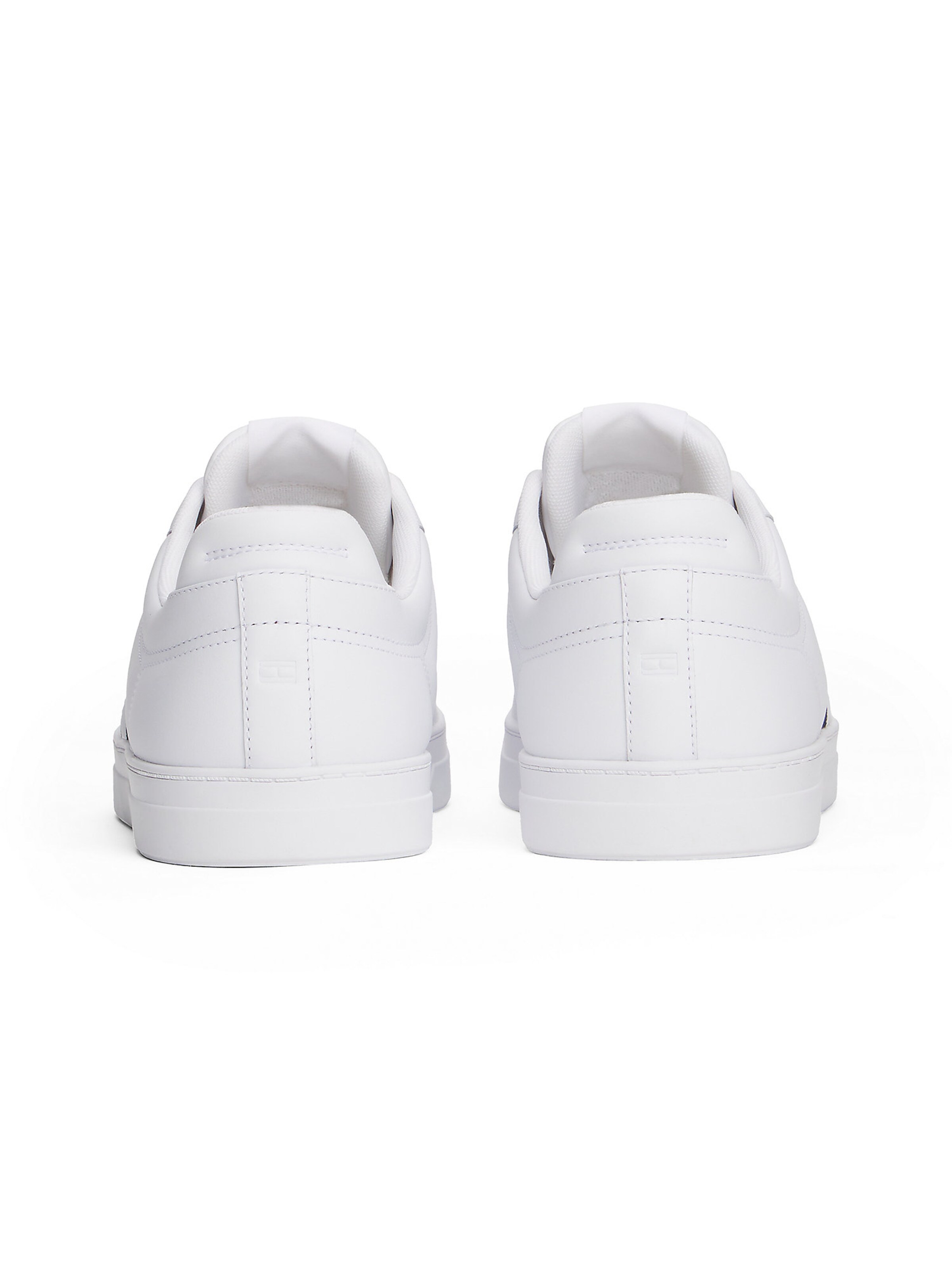 TOMMY HILFIGER Sneaker  'Icon Signature Tape Court' in Weiß