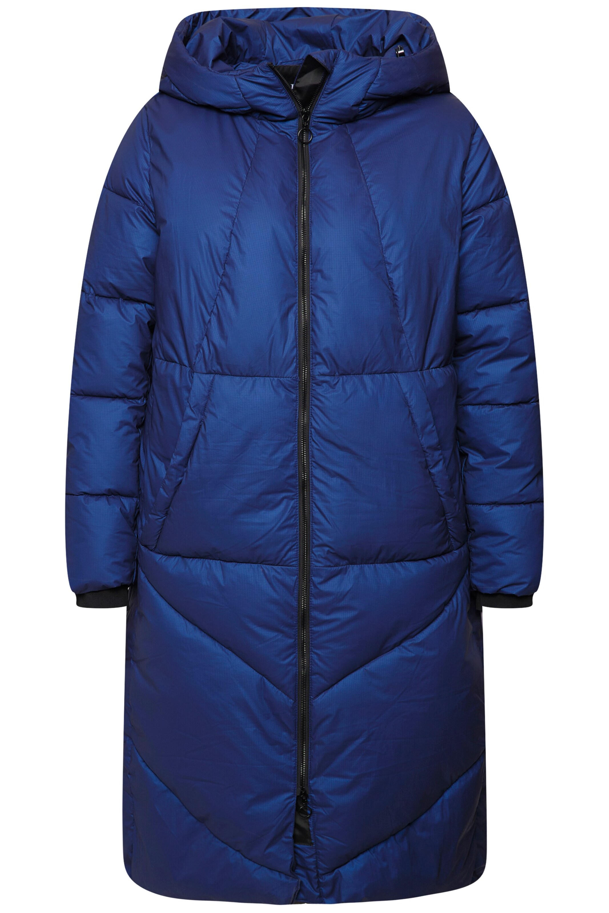 Ulla Popken Wintermantel in Blau: Vorderseite