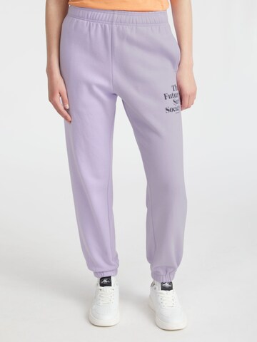 O'NEILL Tapered Pants 'Future Surf Society' in Purple: front