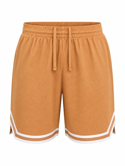 PANTONECLO Swimming Trunks 'Pantoneclo Men’s Gym Shorts with Side Gasket' in S in mottled yellow, Item view