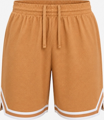 PANTONECLO - Bermudas 'Pantoneclo Men’s Gym Shorts with Side Gasket' en amarillo: frente