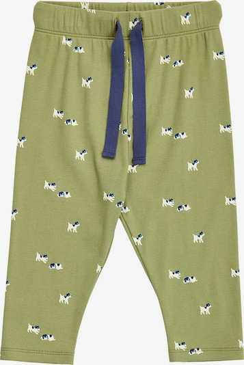Müsli Trousers in 56 in Night blue / Olive / White, Item view