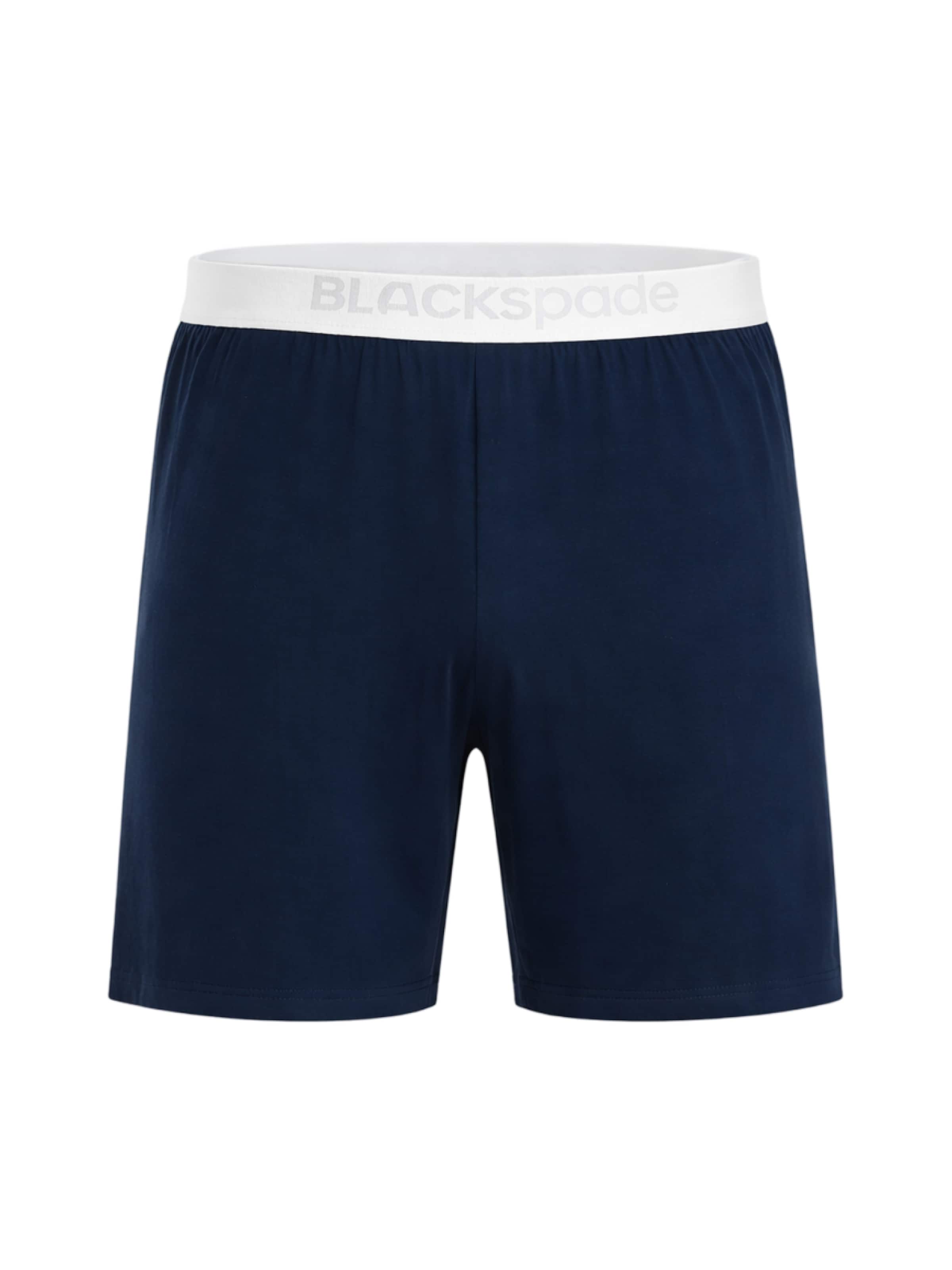 Blackspade Pajama Pants in Blue: front