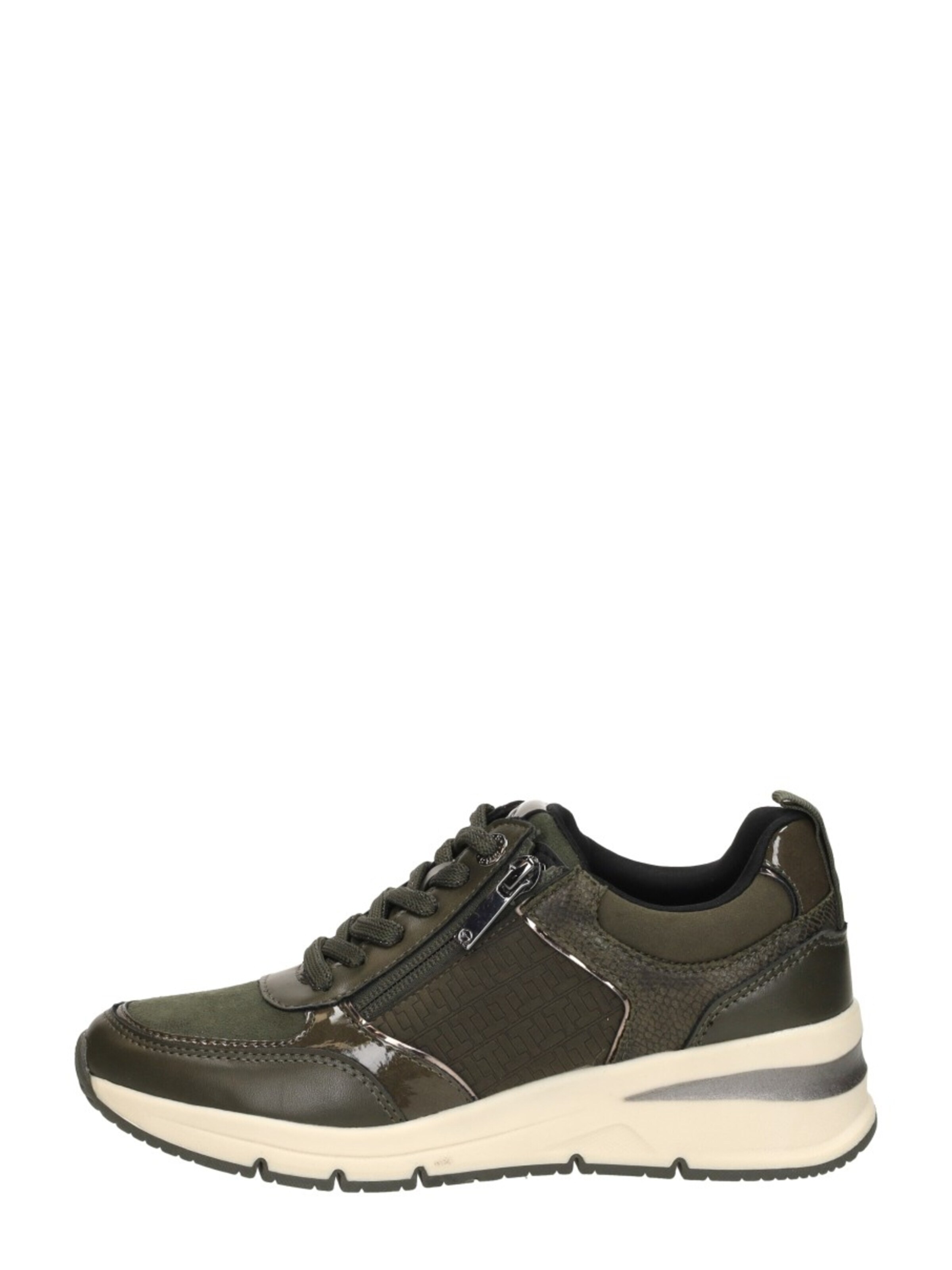Baskets basses 'Laag' Tamaris en vert