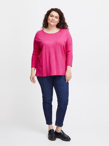 Fransa Curve - Jersey ' BLUME ' en rosa