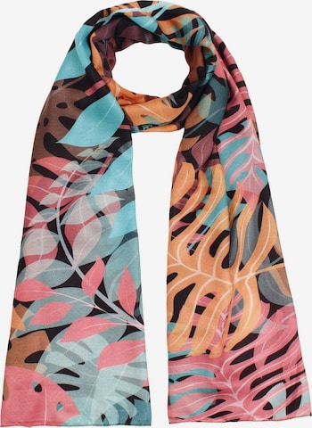 SAMAYA Leichter Breitschal 'Ansson', mit floralem Print in Mischfarben: Vorderseite