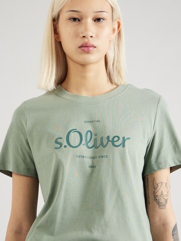 s.Oliver T-Shirt in Jade, Dunkelgrün | ABOUT YOU