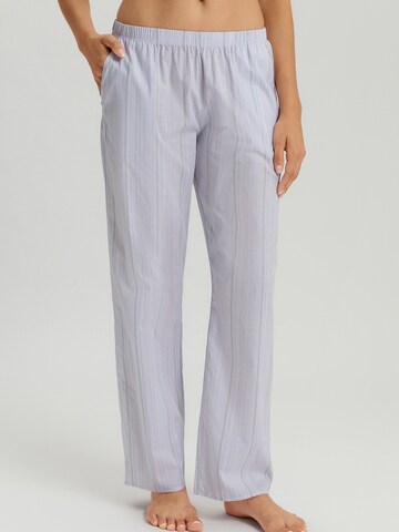 Hanro Pajama pants ' Sleep & Lounge ' in Blue: front