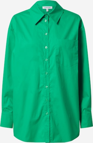 EDITED Блуза 'Nika' в зелено: отпред