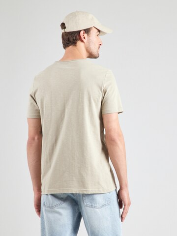 QS T-Shirt in Braun