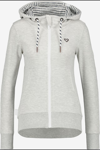 Veste de survêtement 'Jessy' Alife and Kickin en gris : devant