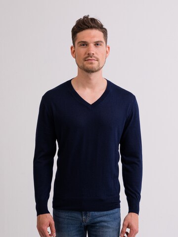 CASH-MERE.CH Pullover i blå: forside