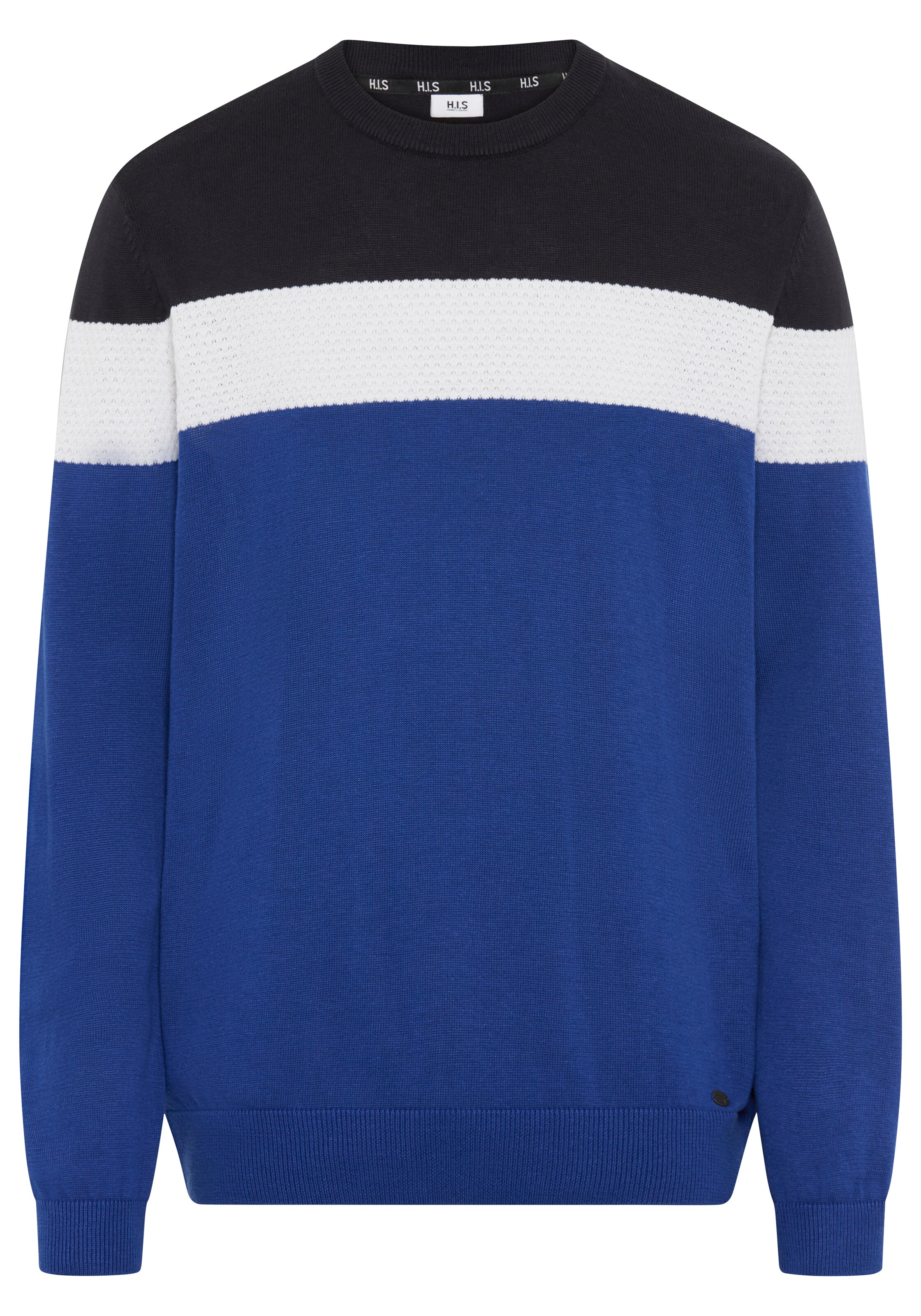 H.I.S Sweater in Blue: front