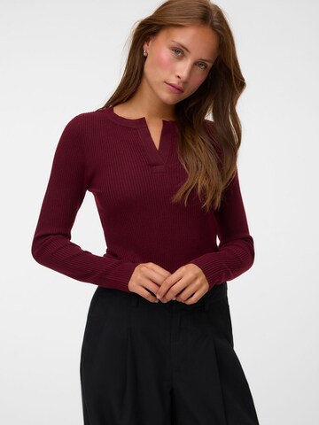 VERO MODA Trui 'AWHedda' in Rood: voorkant