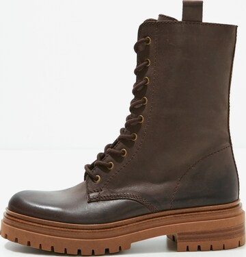 INUOVO Lace-up bootie in Brown: front