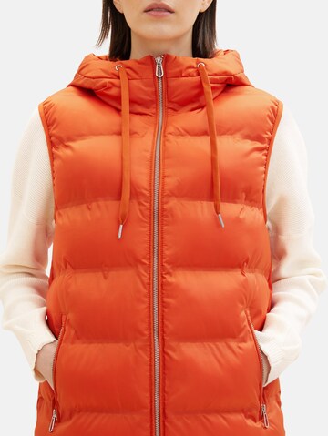 Gilet TOM TAILOR en orange