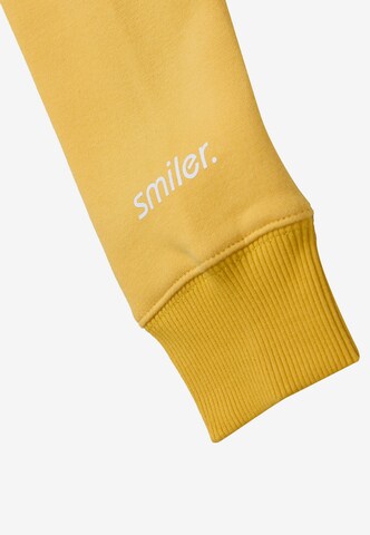 Sweat smiler. en jaune